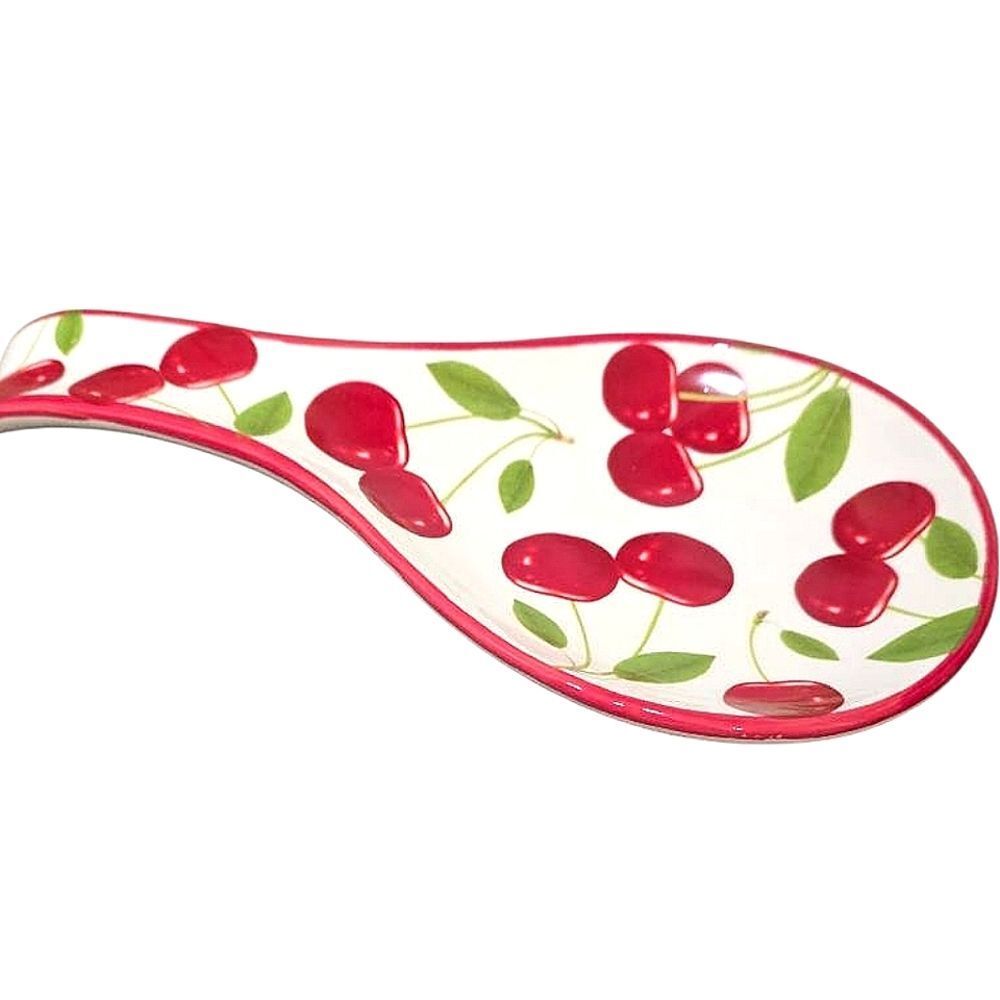 Classic Ceramic Collection Cherry Spoon Rest